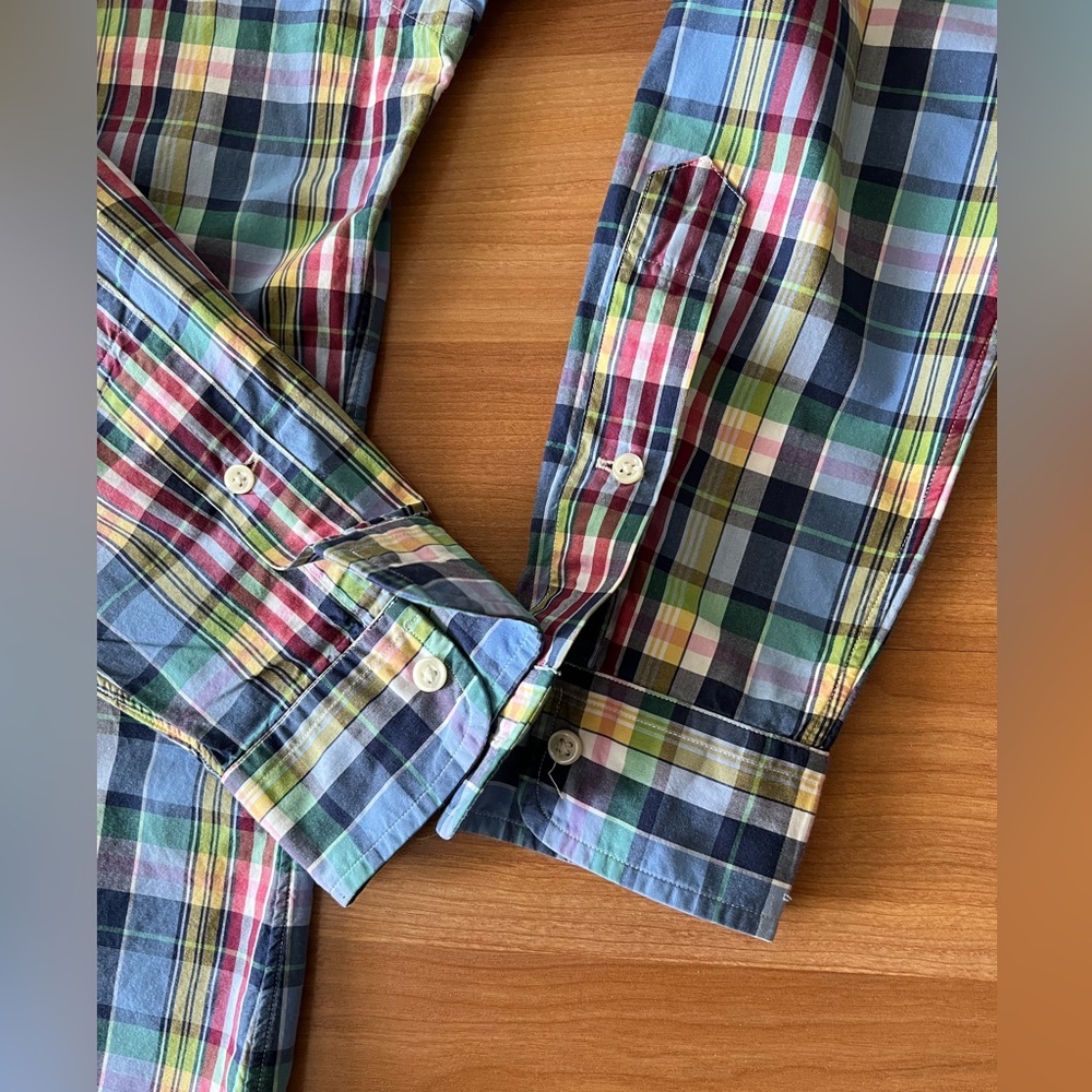 Ralph Lauren Mens Plaid Shirt M Button Down. - Picture 4 of 9